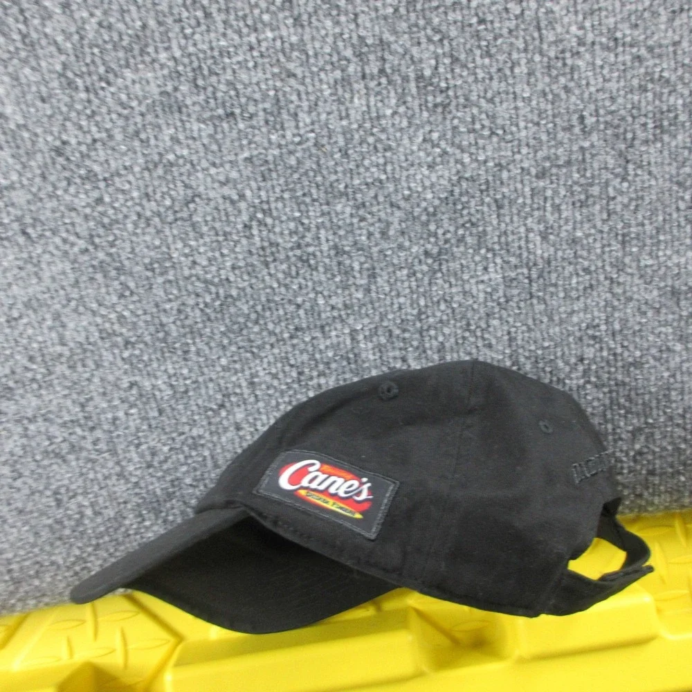 Raising‎ Cane's Hat Cap Adult One Size Black Cane's Crew Baseball Strapback Mens